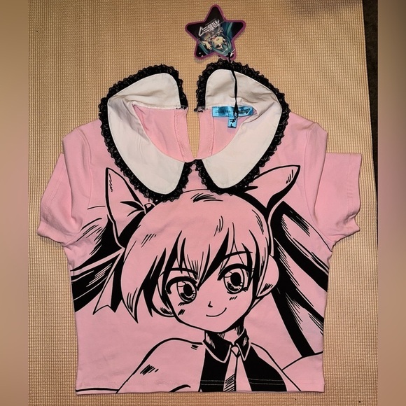 Dolls kill x hatsune miku collab cropped tee - Picture 1 of 2